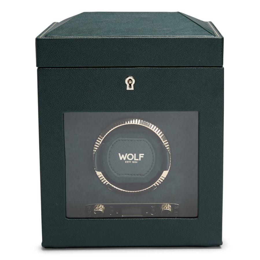Wolf British Racing Single Watch Winder with Storage 792141