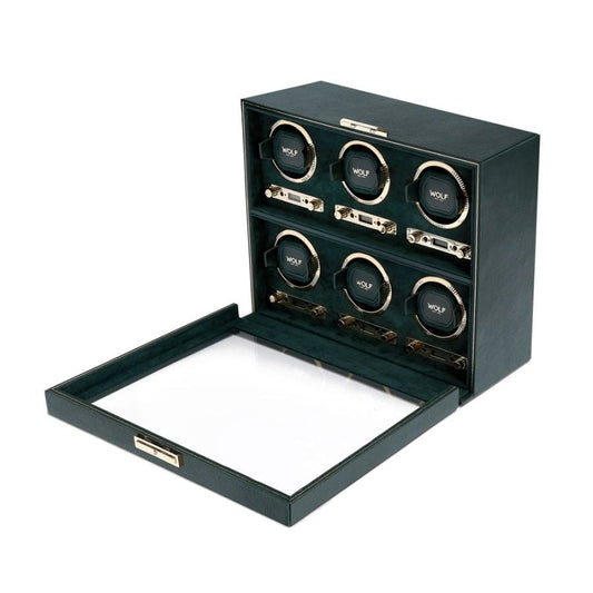 Wolf British Racing 6 Piece Watch Winder 792441