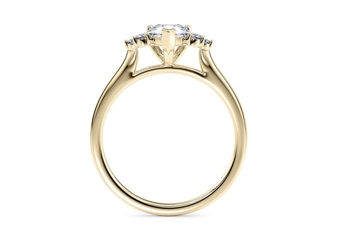 Rosa Pear Shape Claw Vintage 1.60 mm