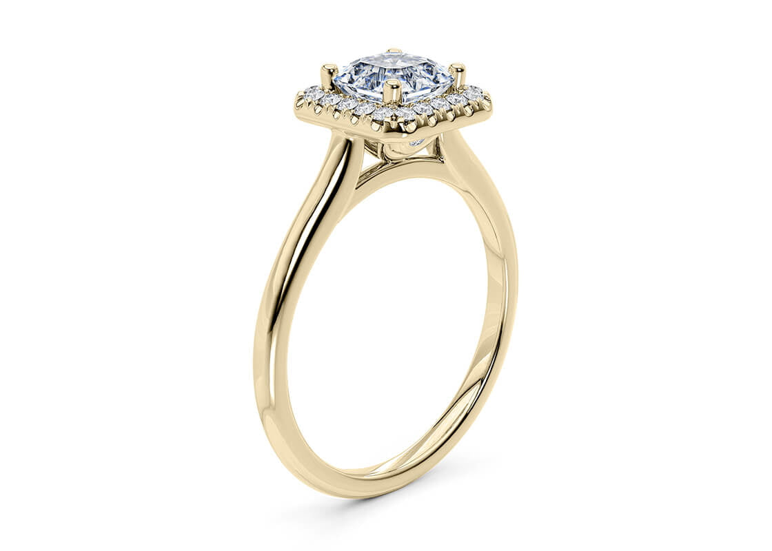 Rossetti Asscher Shape Castle Primrose 1.70 mm