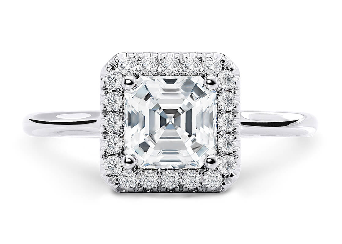 Rossetti Asscher Shape Castle Primrose 1.70 mm