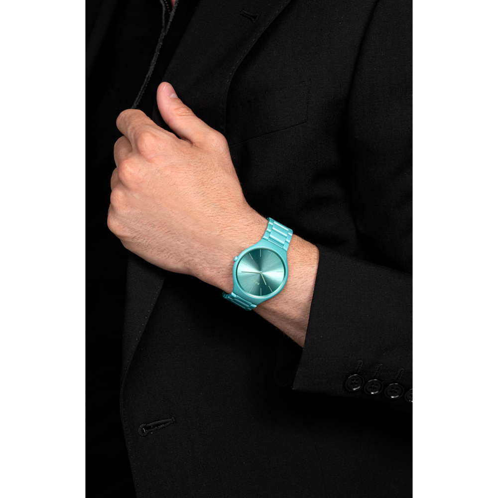 Rado True Round Thinline Les Couleurs™ Le Corbusier Slightly greyed English green 32041 R27096662