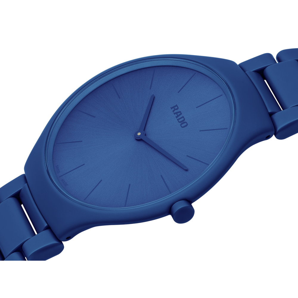 Rado True Round Thinline Les Couleurs™ Le Corbusier Spectacular ultramarine 4320K R27092622