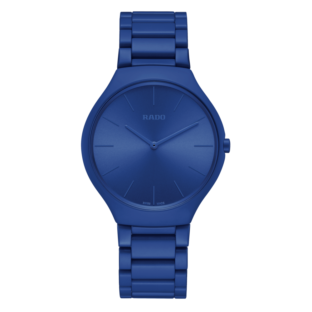 Rado True Round Thinline Les Couleurs™ Le Corbusier Spectacular ultramarine 4320K R27092622