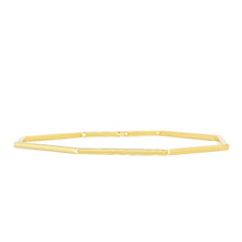 Load image into Gallery viewer, 14K Yellow Octagon Bangle
