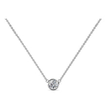 Load image into Gallery viewer, 14k 0.12ctw Diamond Solitaire Necklace
