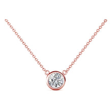 Load image into Gallery viewer, 14k 0.75ctw Diamond Solitaire Necklace
