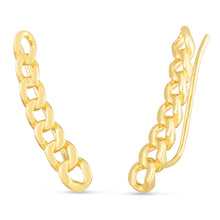 Load image into Gallery viewer, 14K Climber Curb Earring
