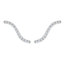 Load image into Gallery viewer, 14k 0.26ctw Diamond Curved Ear Crawler
