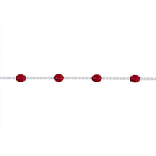 Load image into Gallery viewer, 14k 1.08ctw Ruby and Diamond Bracelet
