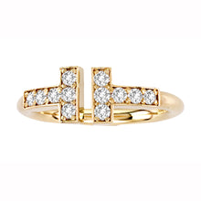 Load image into Gallery viewer, 14k 0.37ctw Diamond Trend T Ring
