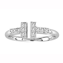 Load image into Gallery viewer, 14k 0.20ctw Diamond Trend T Ring
