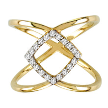 Load image into Gallery viewer, 14k 0.22ctw Diamond Trend Ring
