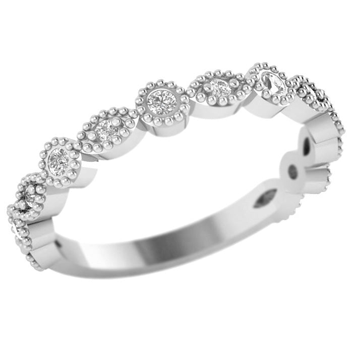 14k 0.20ctw Stackable Ring