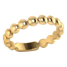 Load image into Gallery viewer, 14k Beaded Stackable Ring
