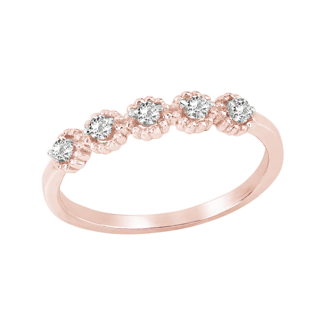 0.08ctw Diamond Stackable Ring