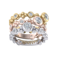 Load image into Gallery viewer, 14k 0.36ctw Diamond Stackable Ring
