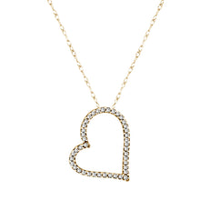 Load image into Gallery viewer, 0.10ctw Diamond Heart Pendant
