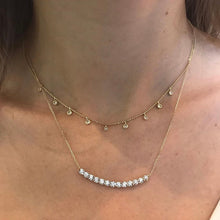 Load image into Gallery viewer, 14K 0.30ctw Diamond Drop Necklace
