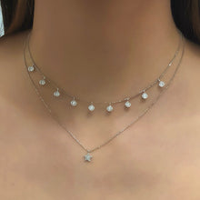 Load image into Gallery viewer, 14K 1.00ctw Diamond Drop Necklace
