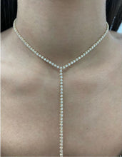 Load image into Gallery viewer, 14k 4.50ctw Diamond Tennis Lariat Necklace
