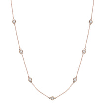 Load image into Gallery viewer, 14k 0.50ctw Diamond By The Yard Necklace
