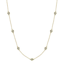 Load image into Gallery viewer, 14k 1.00ctw Diamond By The Yard Necklace
