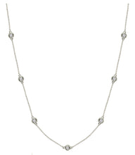 Load image into Gallery viewer, 14k 1.00ctw Diamond By The Yard Necklace
