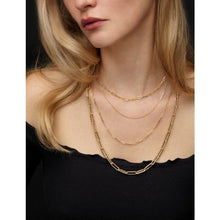 Load image into Gallery viewer, 14K Gold 6.1mm Paperclip Chain Necklace
