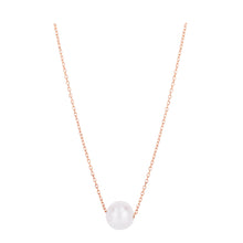 Load image into Gallery viewer, 14K Pearl Solitaire Necklace
