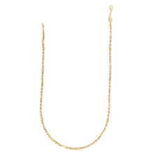Load image into Gallery viewer, 14K Gold 3mm Figarope Chain Necklace
