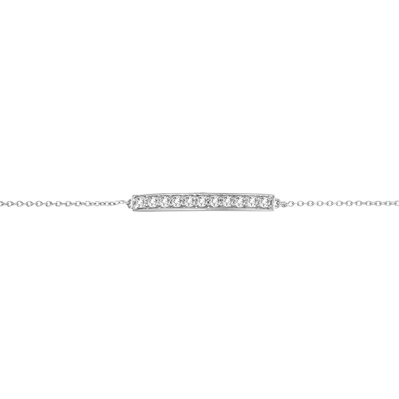 14k 0.33ctw Diamond Bar Bracelet