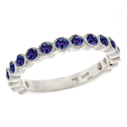 1.20ctw Sapphire Stackable Ring