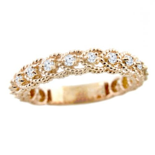 14k 0.29ctw Stackable Ring