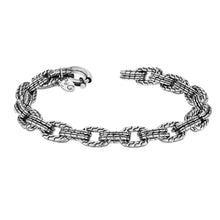 Load image into Gallery viewer, Double Woven Link Men&#39;s Bracelet
