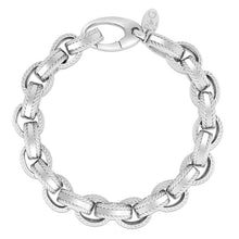 Load image into Gallery viewer, Men&#39;s Cable Edge Rolo Link Chain Bracelet
