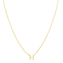 Load image into Gallery viewer, 14K Mini Initial Necklace
