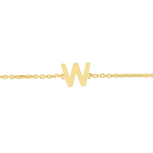 Load image into Gallery viewer, 14K Mini Initials Bracelet

